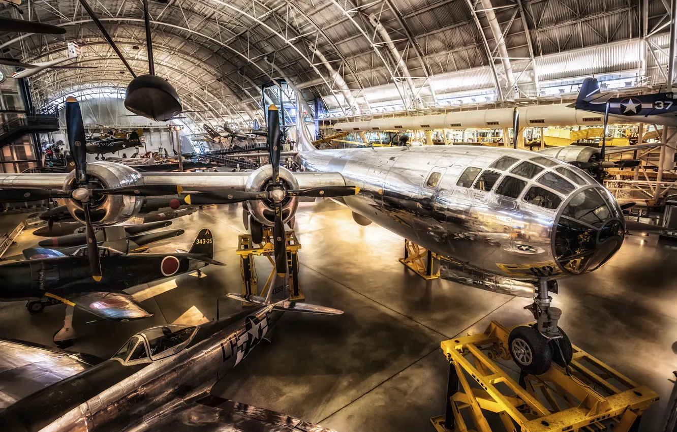 Photo wallpaper Washington, National Air and Space Museum, Boeing B29