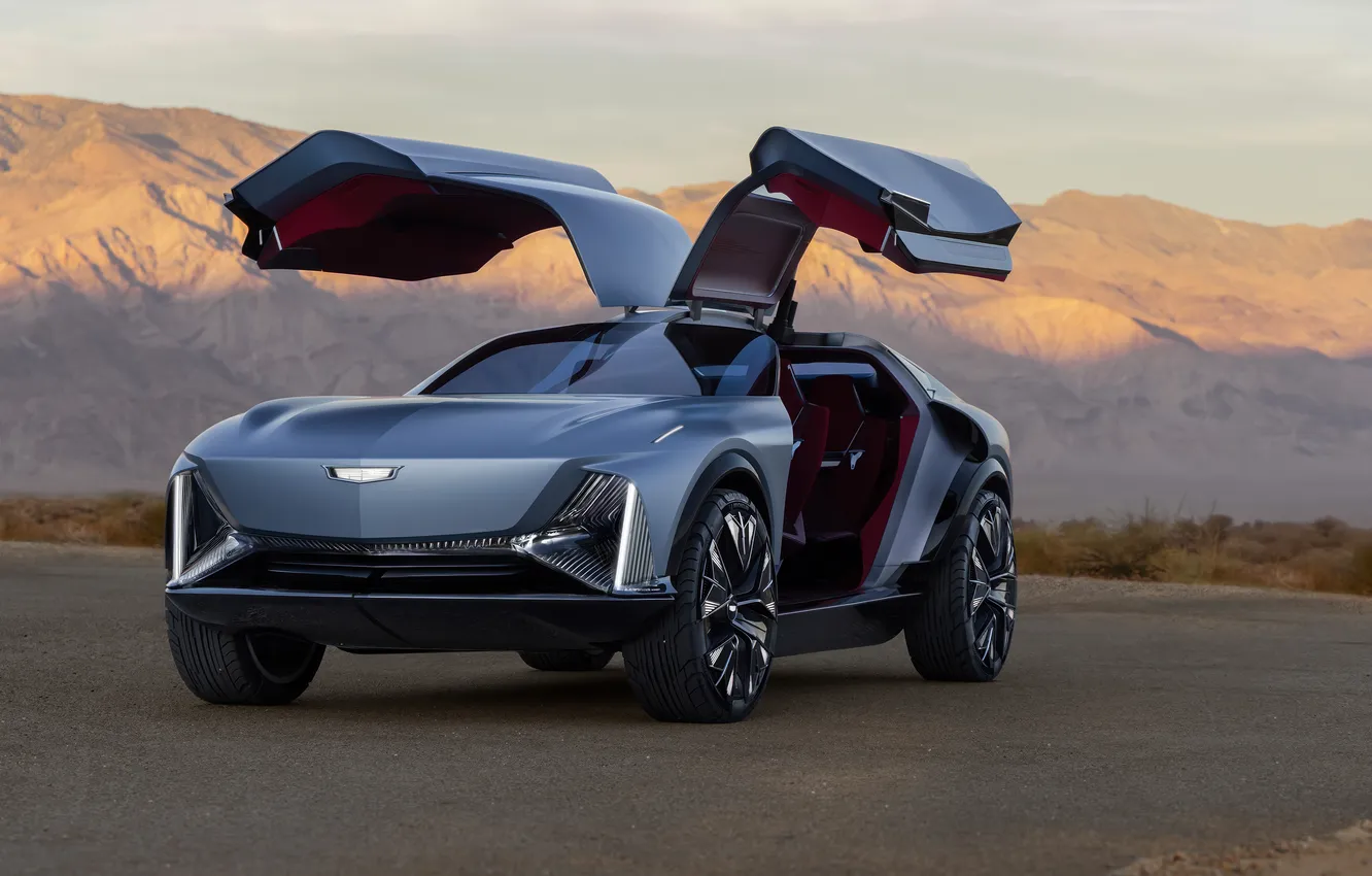 Photo wallpaper Cadillac, crossover, Elevated, SUV, Velocity