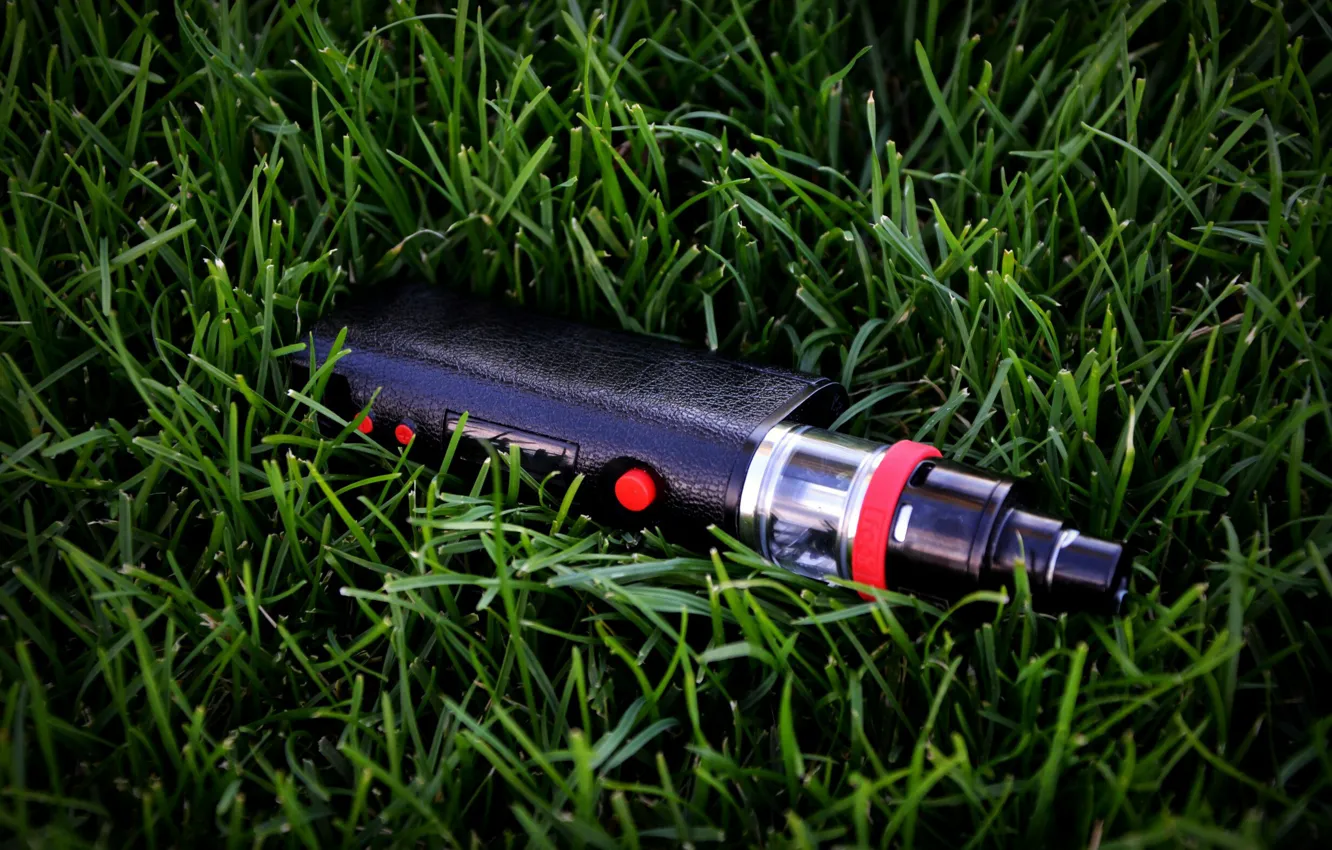 Photo wallpaper grass, vaping, kanger tech, vaping, electronic cigarette, vape, pair, Vaping