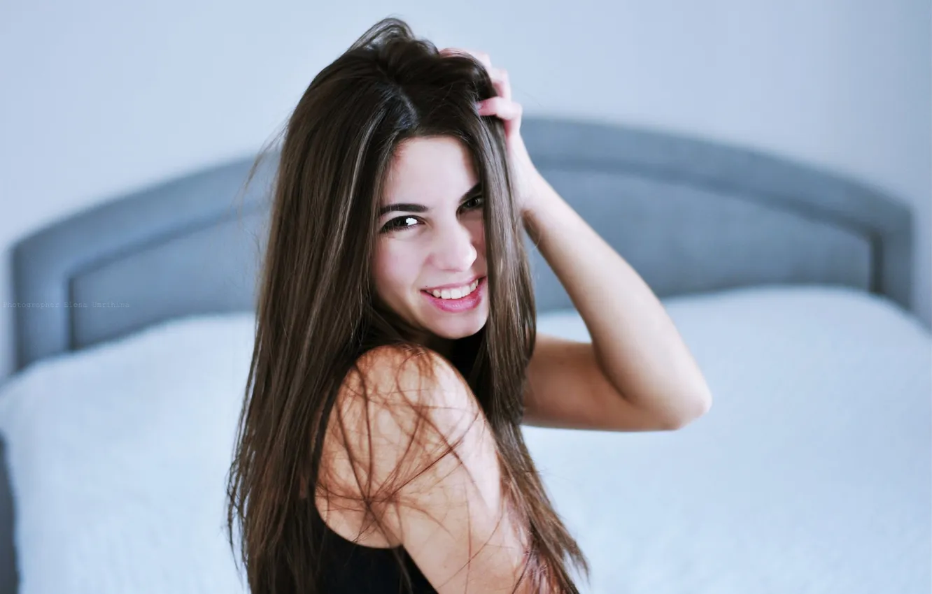 Photo wallpaper girl, sofa, photographer, girl, photography, photographer, Elena Umrihina