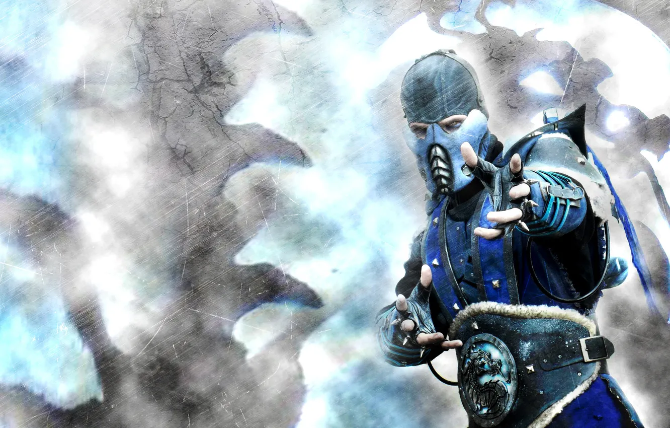 Photo wallpaper cold, ninja, Mortal Kombat, Sub-Zero, Sub-Zero