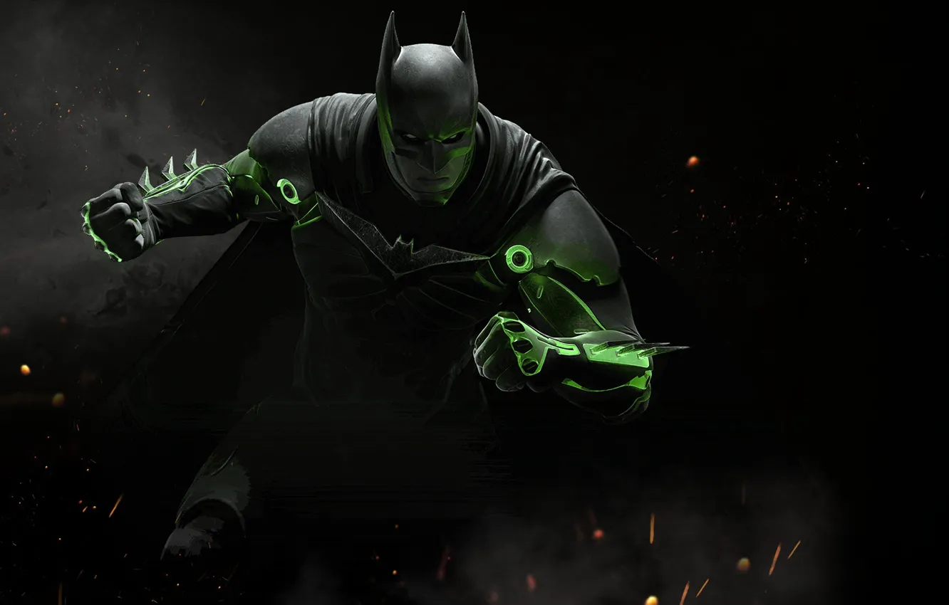 Photo wallpaper game, Batman, armor, Bruce Wayne, NetherRealm Studios, Injustice 2