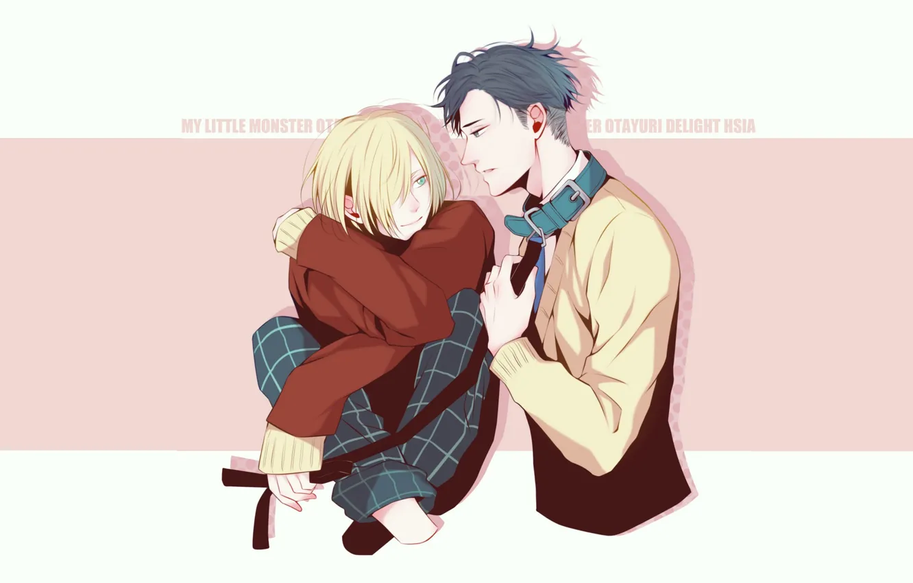 Photo wallpaper anime, art, guy, Yuri, Yuri On Ice, Otabek