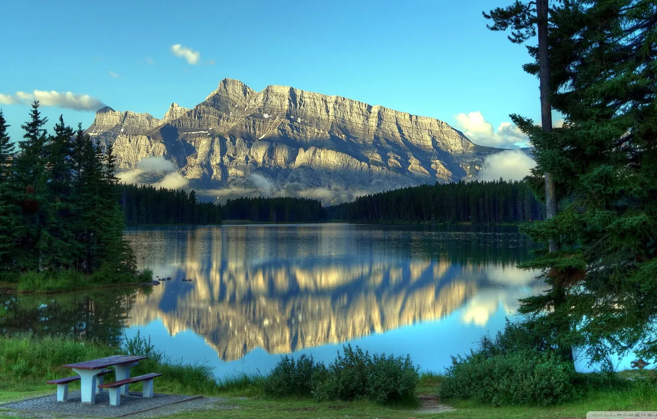 Photo wallpaper landscape, nature, mosque