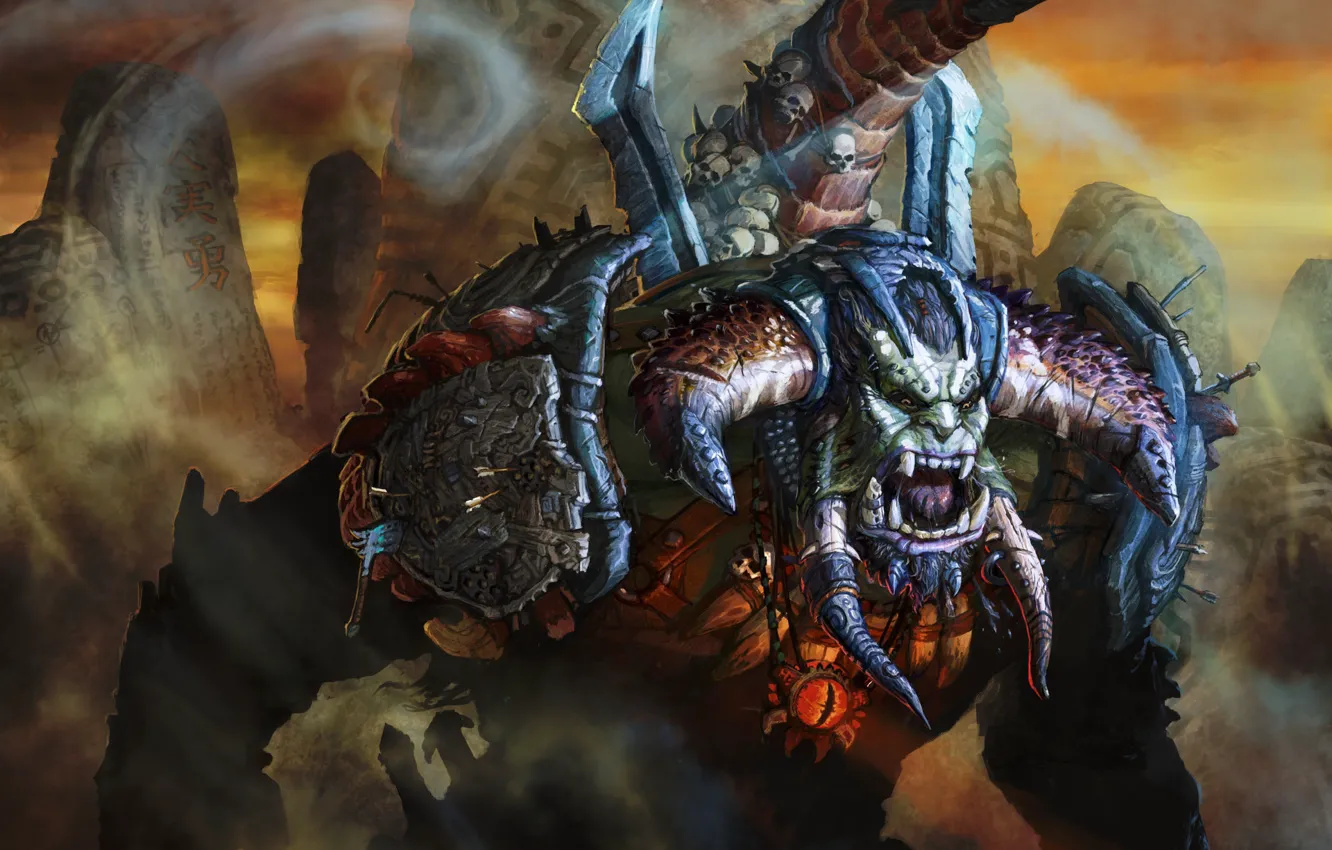 Photo wallpaper freak, monster, orc