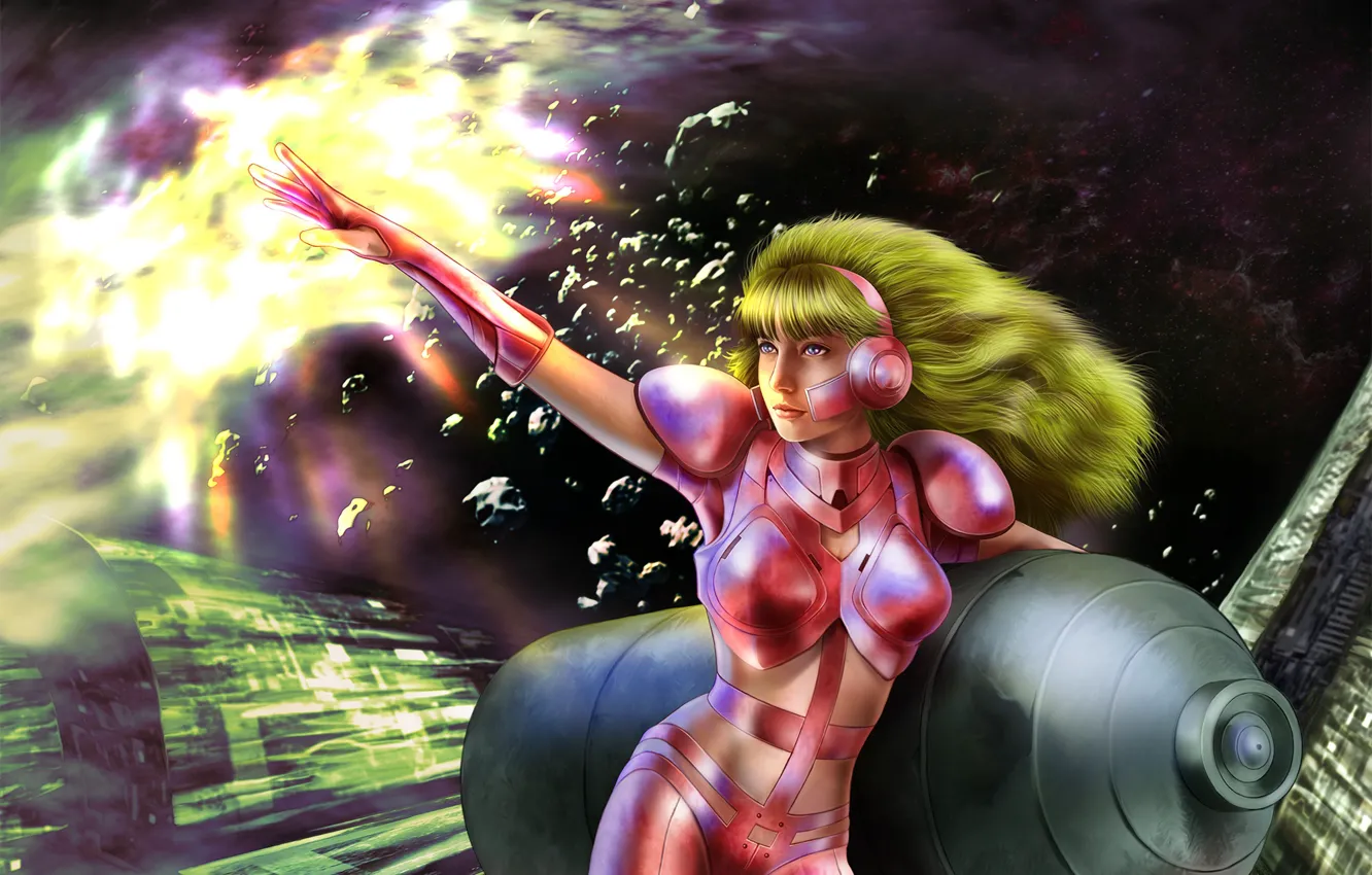 Photo wallpaper girl, fiction, art