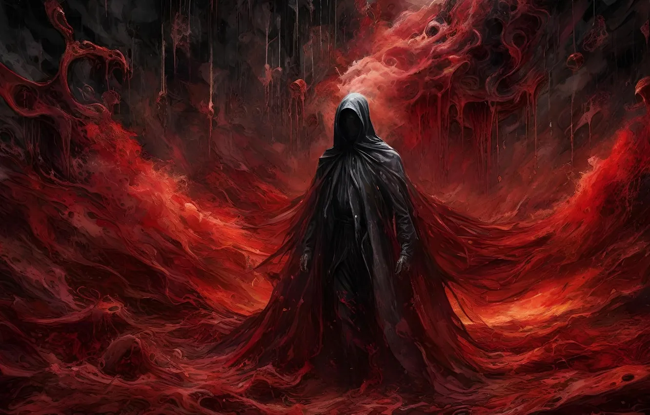 Photo wallpaper fantasy, Ghost, horror