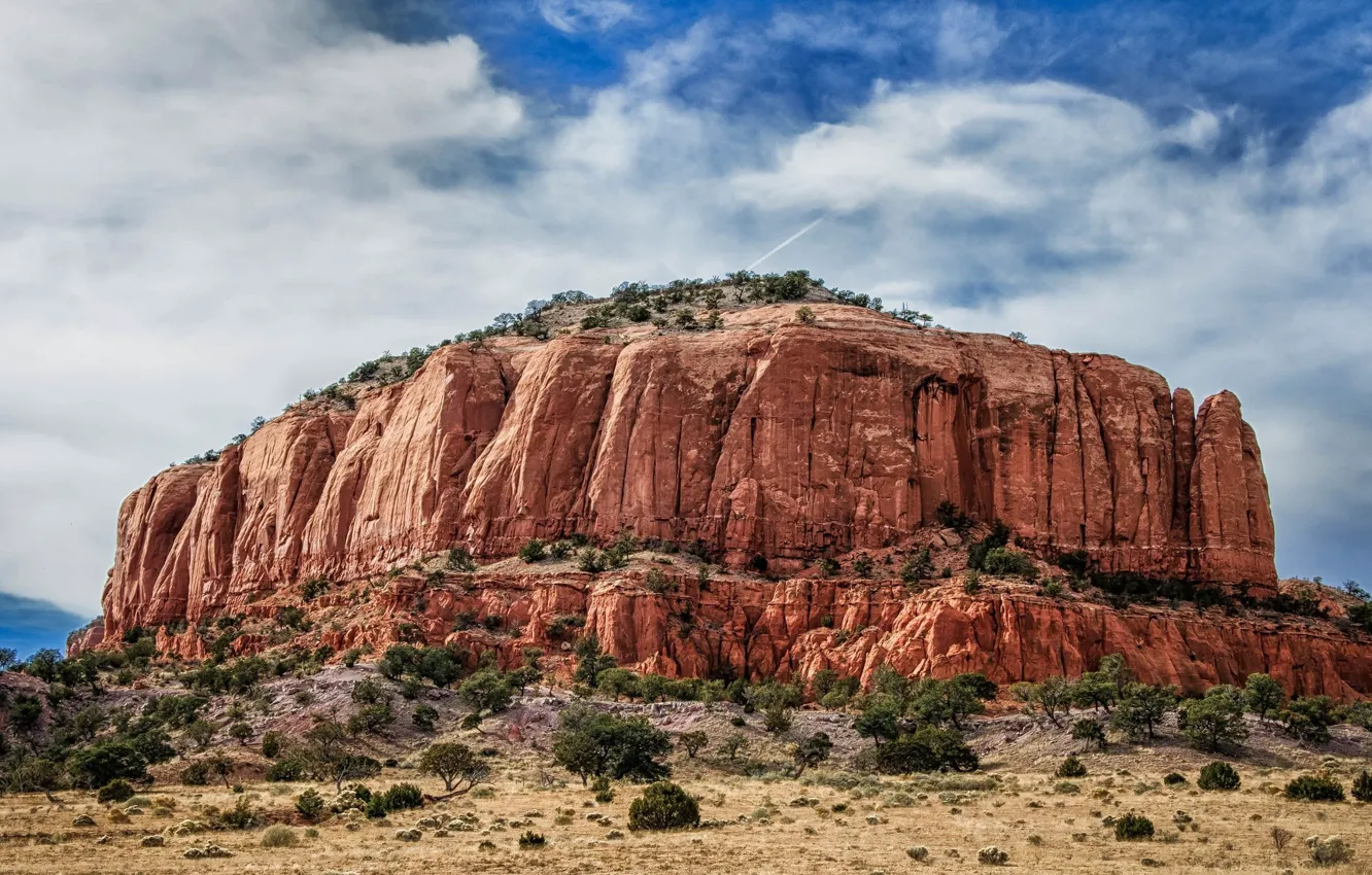 Photo wallpaper landscape, nature, rock, desert, beauty