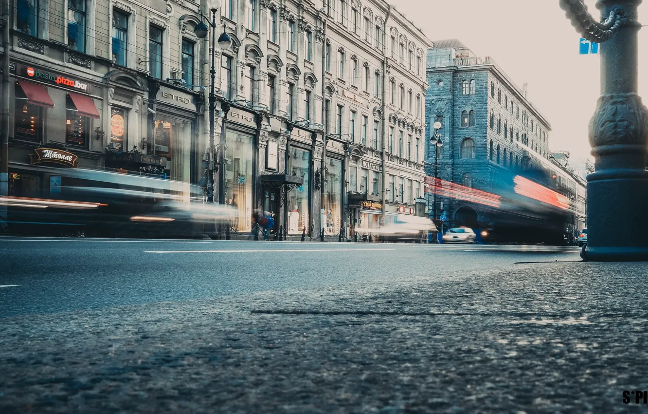 Photo wallpaper landscape, the city, Saint Petersburg, Russia, SPb