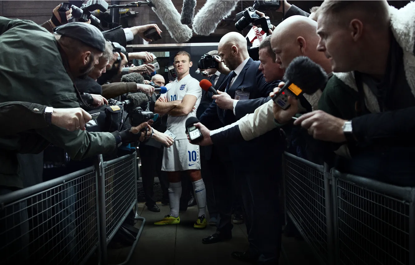 Photo wallpaper Sport, Football, Wayne Rooney, Manchester United, Cleats, Wayne Rooney, NIKE, Manchester United Football Club