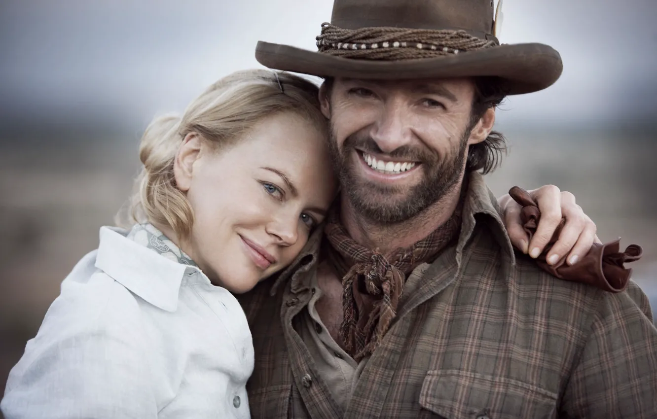 Photo wallpaper Australia, Nicole Kidman, Hugh Jackman, Hugh Jackman, Australia, Nicole Kidman