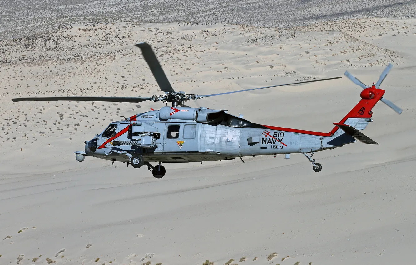 Photo wallpaper flight, desert, helicopter, multipurpose, Sikorsky, UH-60, Black Hawk, "Black Hawk"