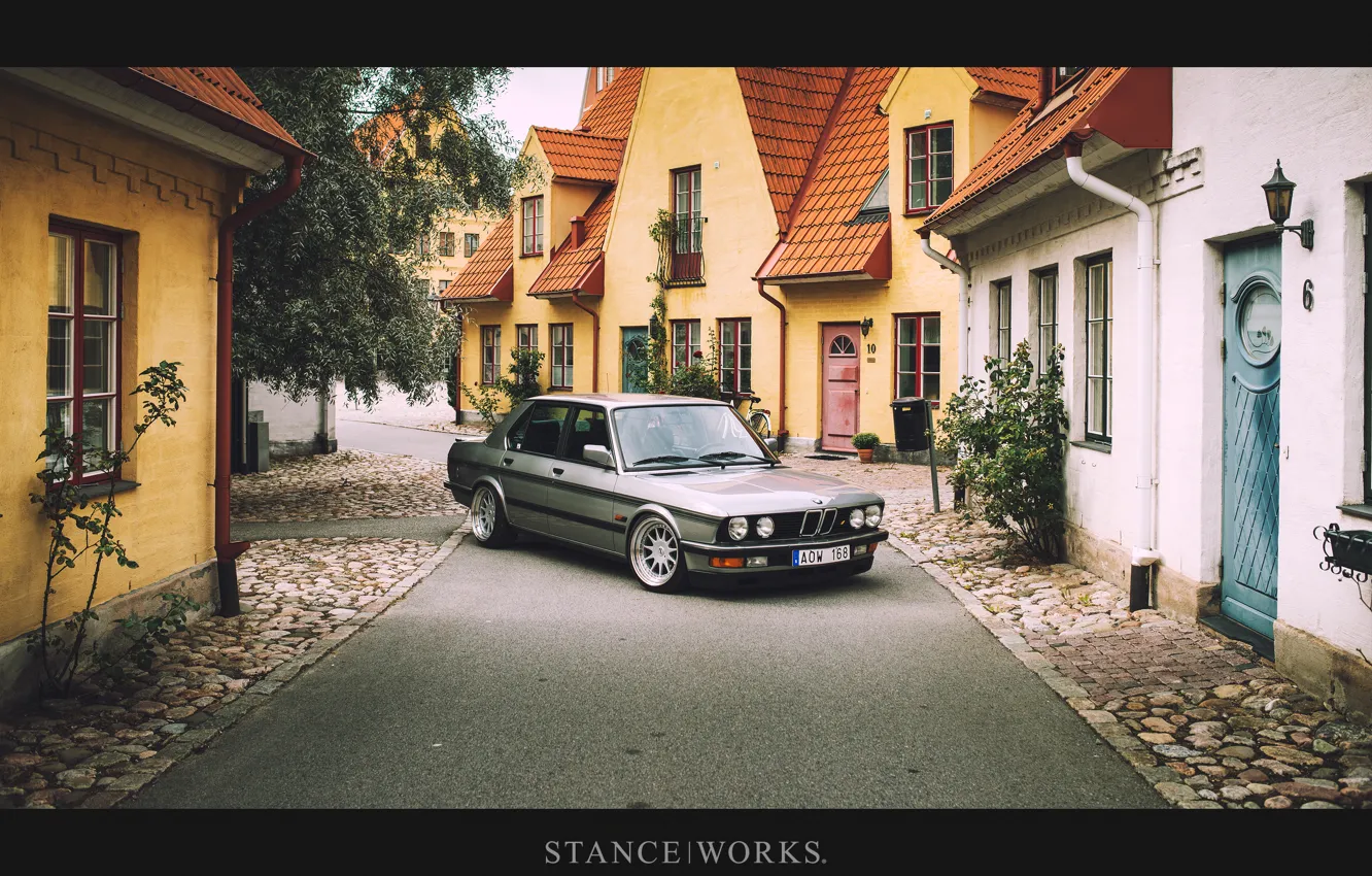 Photo wallpaper bmw, stance, e28, 535i, 5-series, hardge