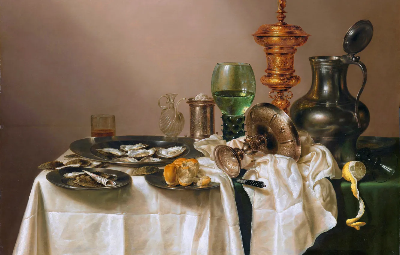 Photo wallpaper Picture, Still life, Dutch Golden Age, Willem Claesz. Heda, Willem Claes. Heda, Dutch Golden Age …
