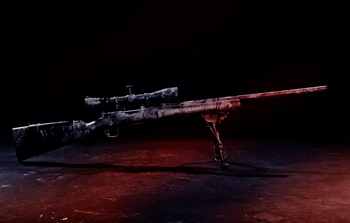 Photo wallpaper sight, rifle, sniper