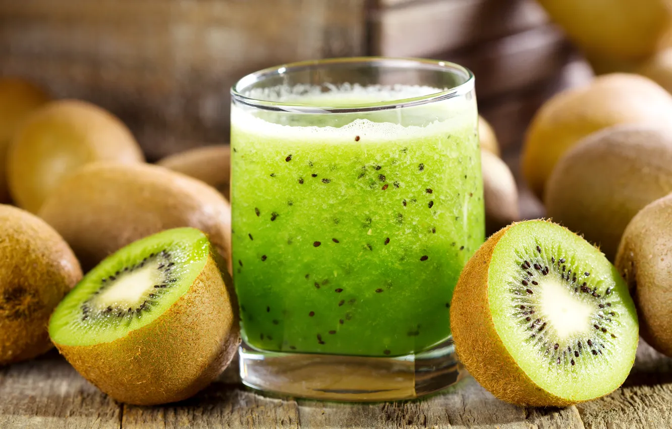 Photo wallpaper food, kiwi, juice