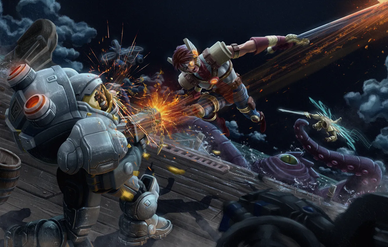 Photo wallpaper Blizzard, diablo, hots, Archangel, Jim Raynor, Tyrael, Heroes of the Storm, Archangel of Justice