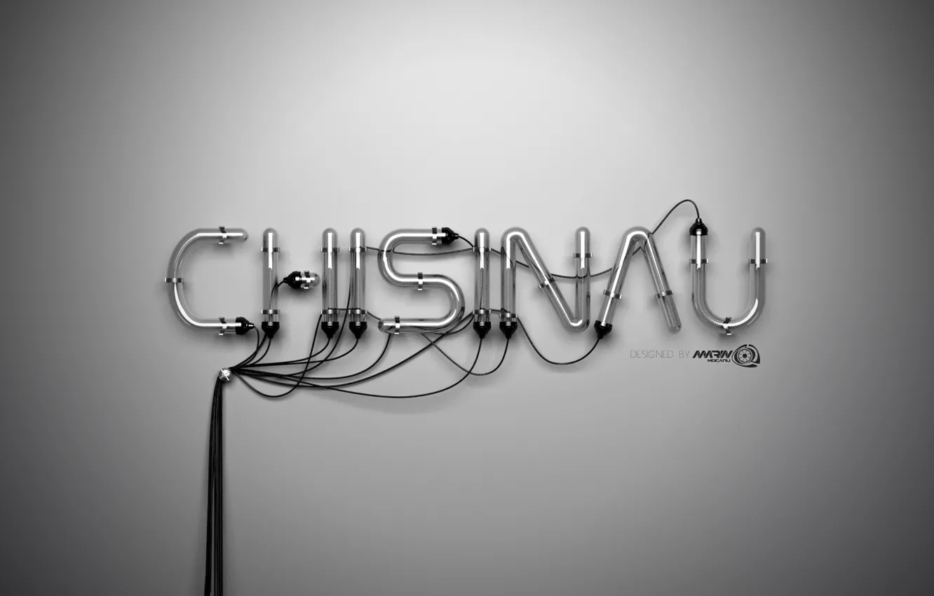 Photo wallpaper light, glass, design, text, Neon, Minimalism, moldova, Marin