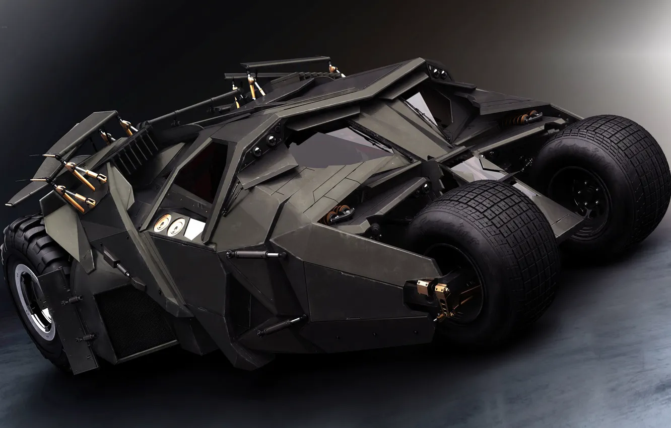 Photo wallpaper tires, armor, the Batmobile
