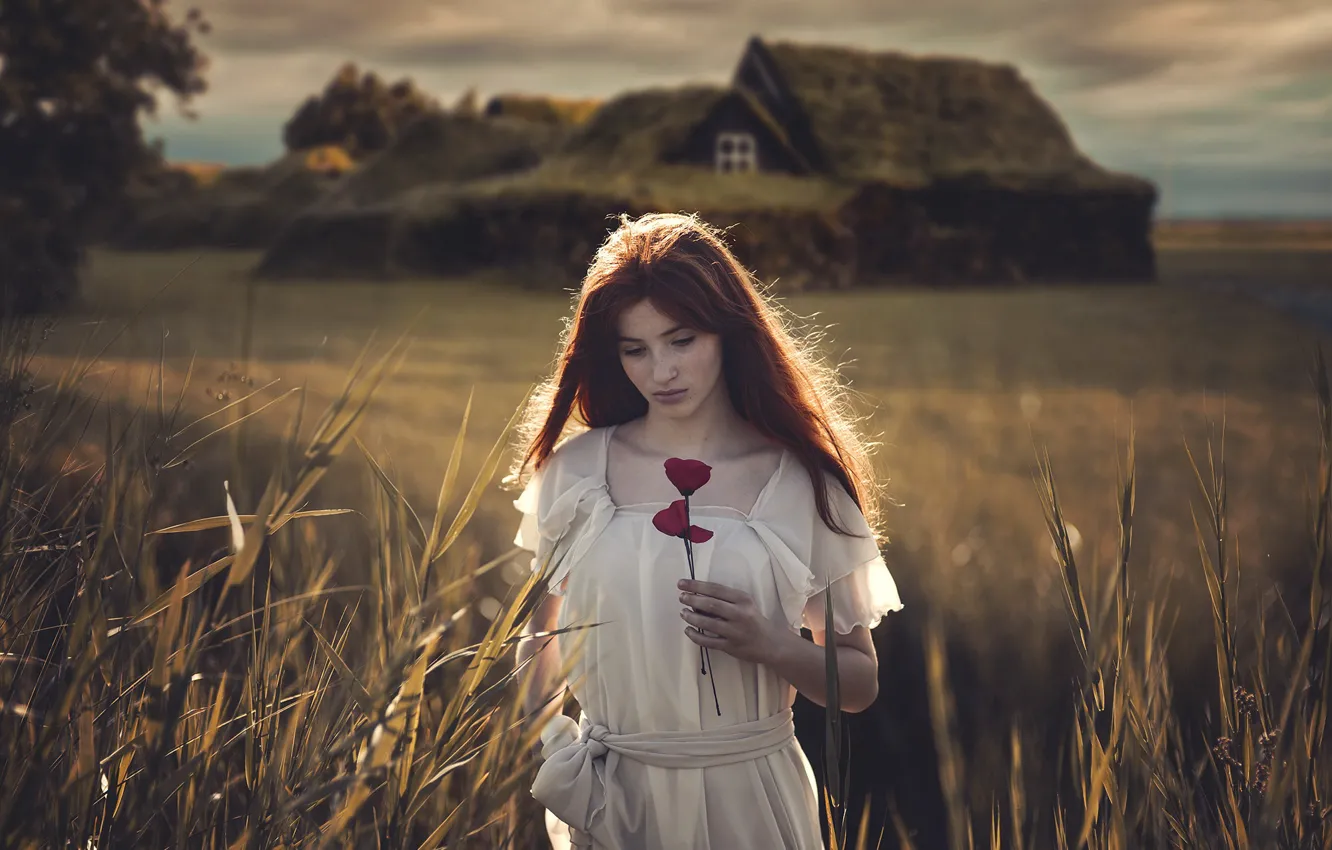 Photo wallpaper summer, girl, Lucia Vargas