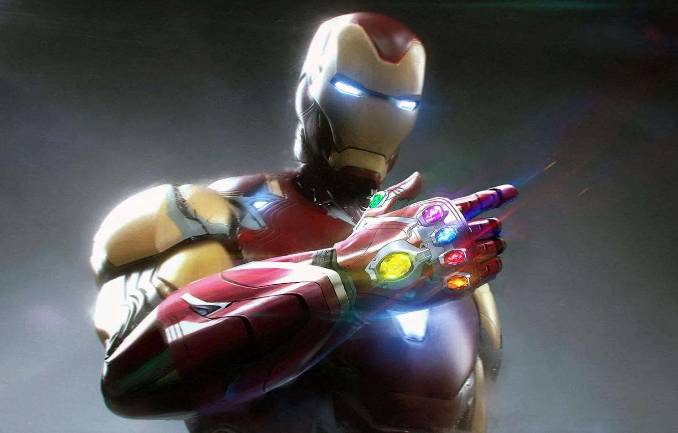 Photo wallpaper Iron man, Pablo Dominguez, The gauntlet of infinity, Avengers: Endgame, The Avengers: The Final, IRONMAN