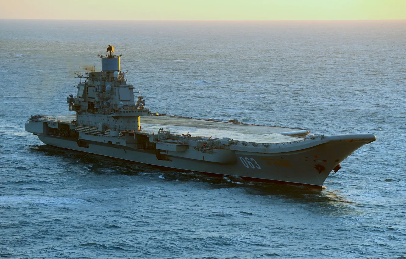 Photo wallpaper hike, cruiser, heavy, aircraft carrier, Admiral Kuznetsov