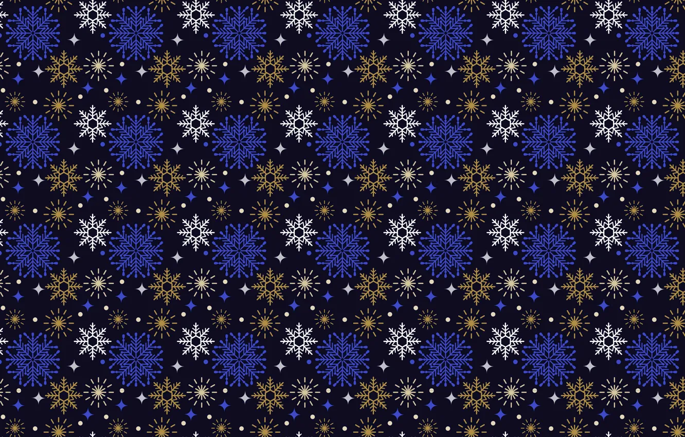 Photo wallpaper snowflakes, background, Christmas, New year, christmas, background, pattern, merry
