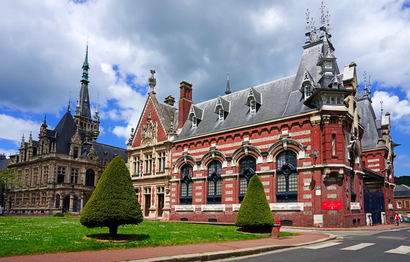 Photo wallpaper France, Palace, Fecamp