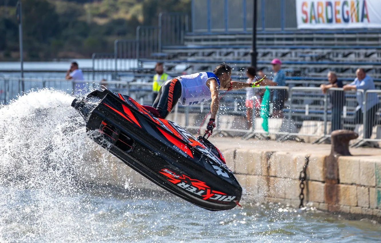 Photo wallpaper race, boat, speed
