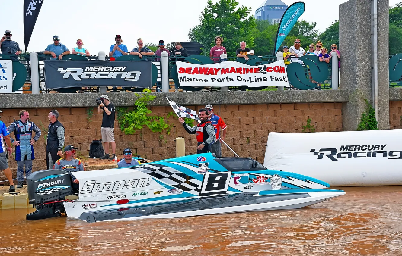 Photo wallpaper race, boat, speed