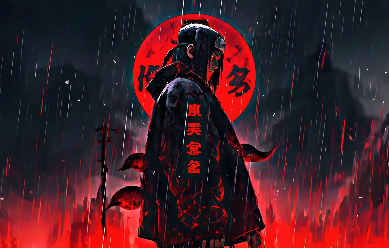 Photo wallpaper Anime, Itachi, Uchiha