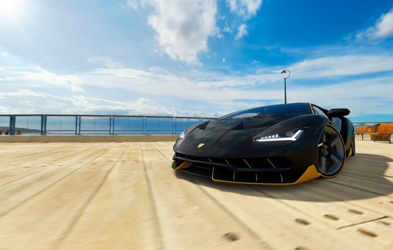 Photo wallpaper Auto, Game, Machine, Race, Racing, Lamborghini Centenary, Forza Horizon 3, Playground Games