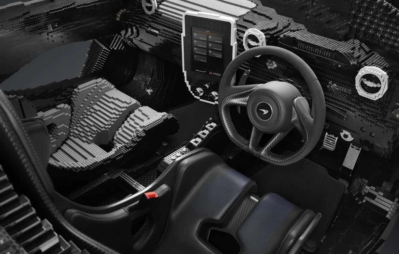 Photo wallpaper McLaren, salon, Lego, Senna, 2019