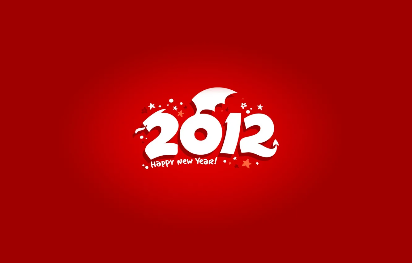 Photo wallpaper dragon, 2012, New Year, Happy