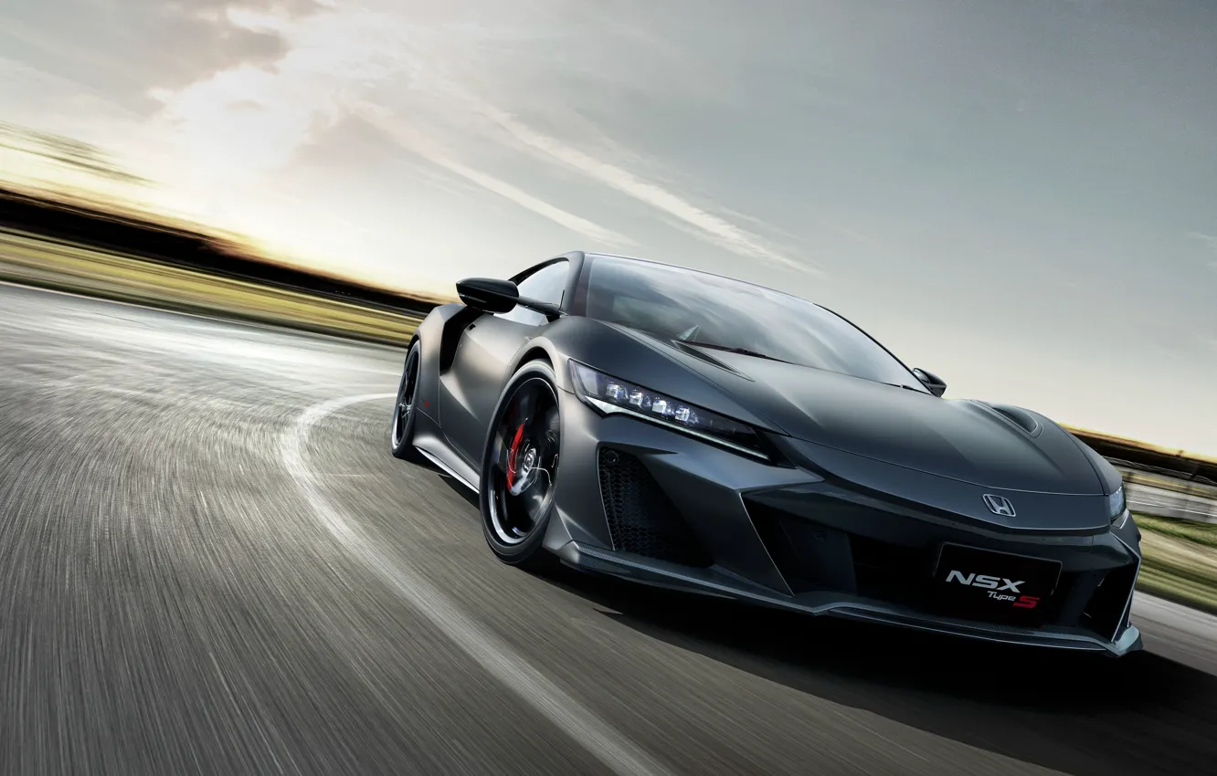 Photo wallpaper honda, supercar, race, hybrid, nsx, type s, sports cars