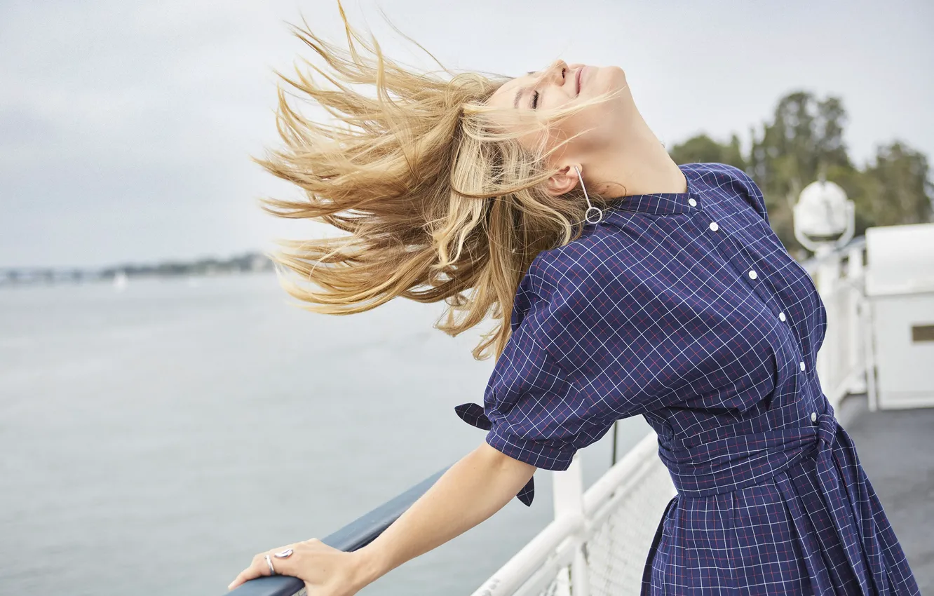 Photo wallpaper girl, hair, dress, Melissa Benoist