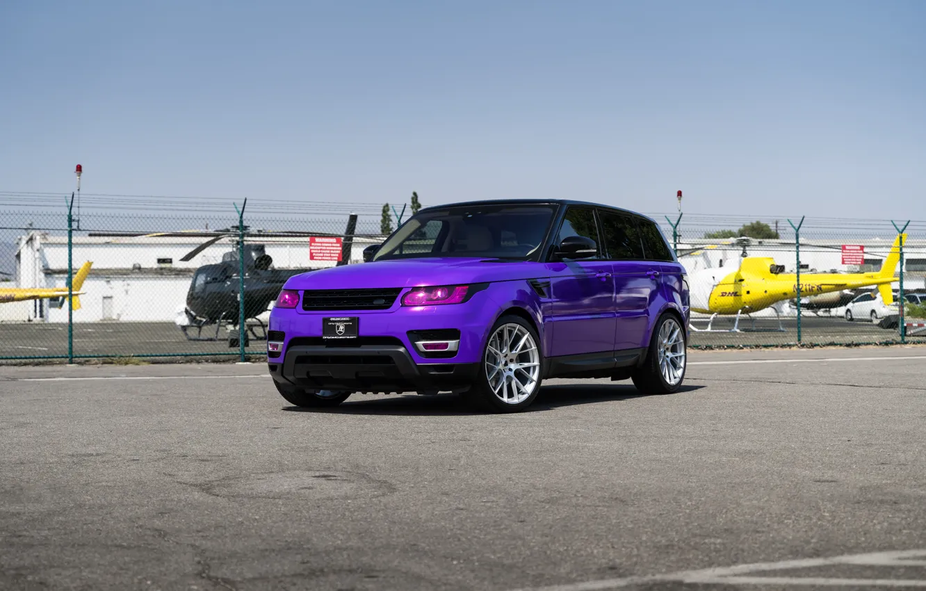 Photo wallpaper Range Rover, Sport, Violet