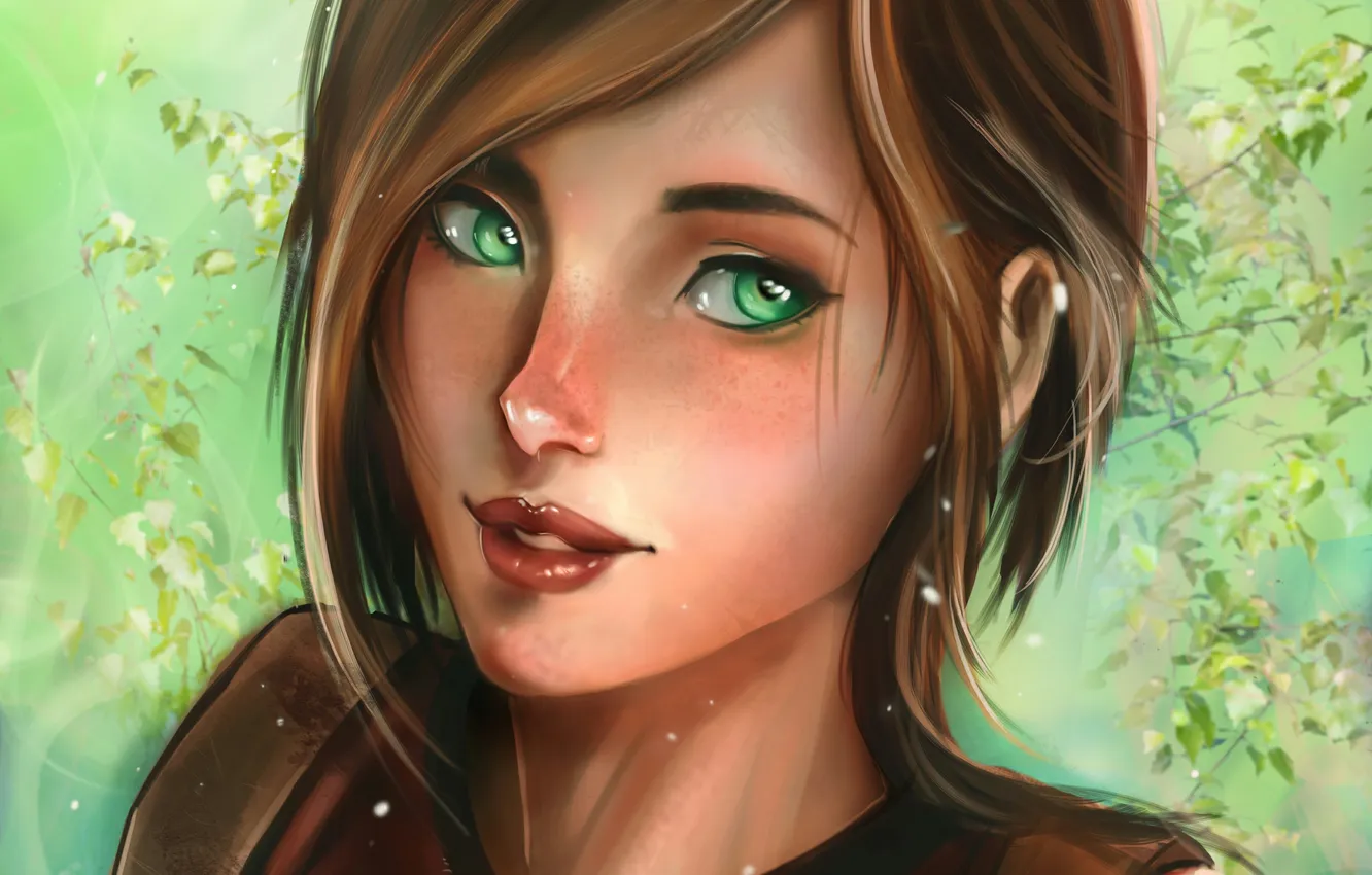 Photo wallpaper Ellie, art, The Last of Us, Ellie, vadimdidyuk