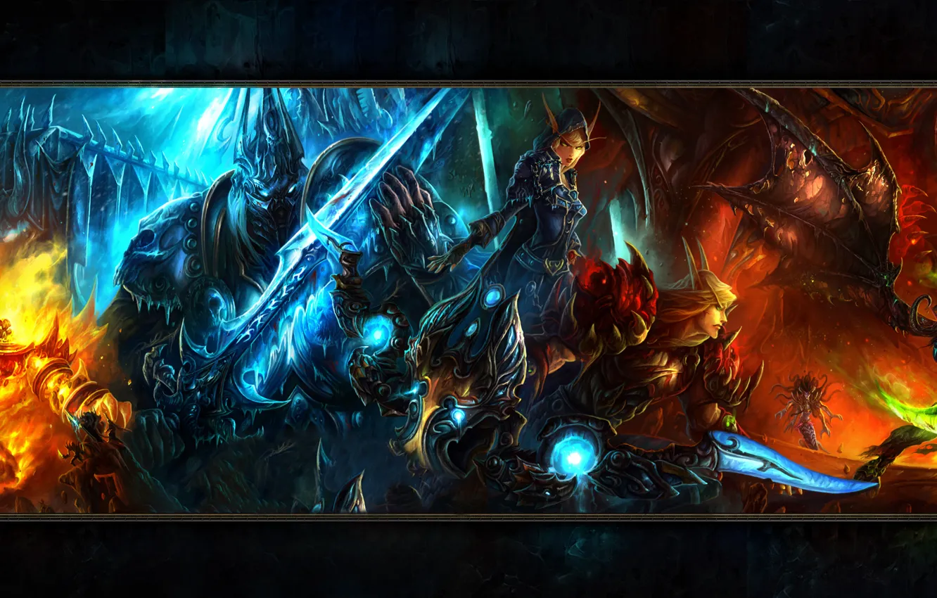 Photo wallpaper World of Warcraft, Blizzard, Warcraft, Epic WoW