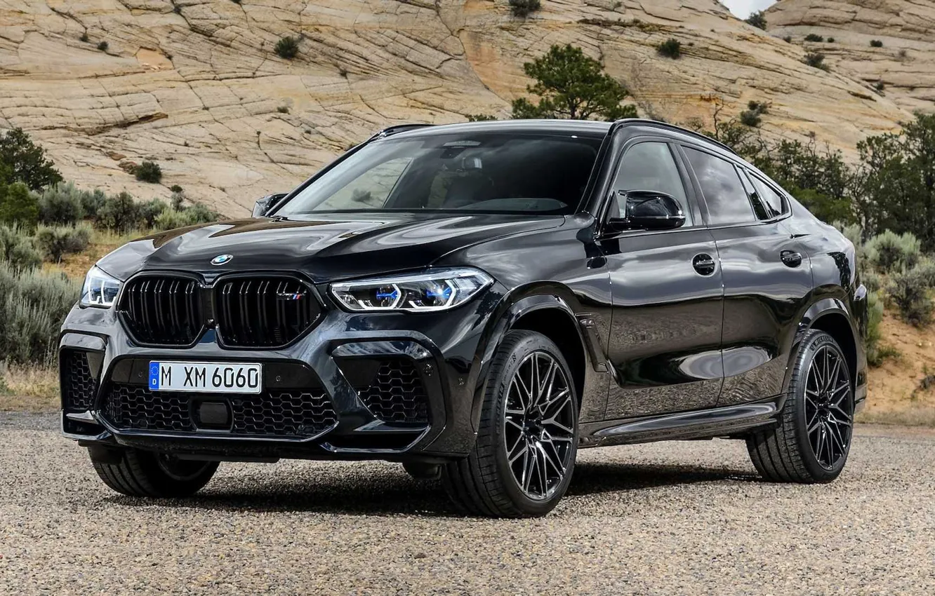 Photo wallpaper bmw, competition, x6m, 2020
