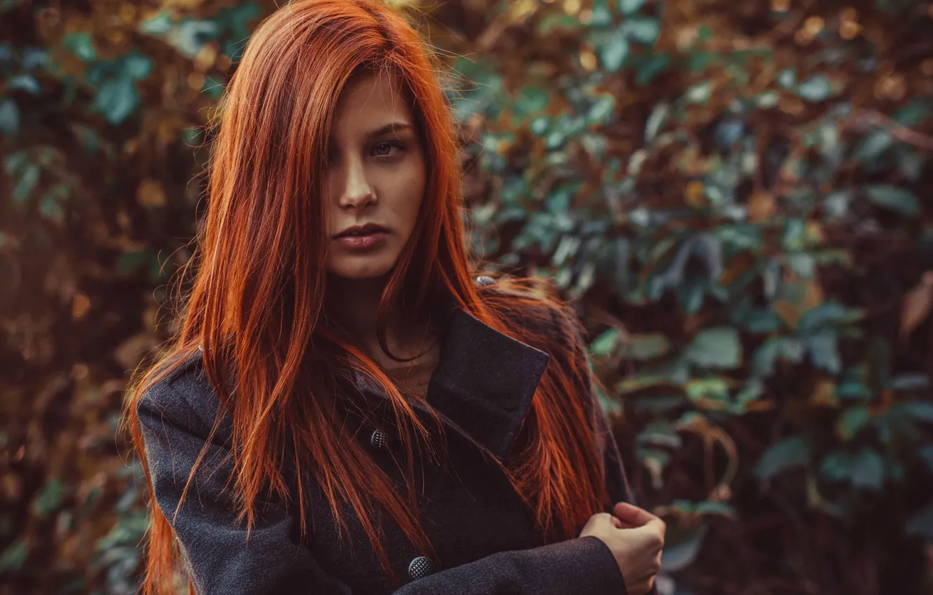 Photo wallpaper girl, woman, young, redhead, perfect, hair, red head, hairs
