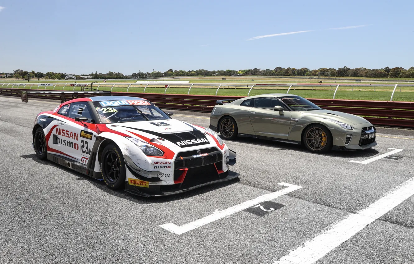 Photo wallpaper Nissan, GT-R, Nismo, racing car, Nissan GT-R T-spec, Nissan GT-R GT3