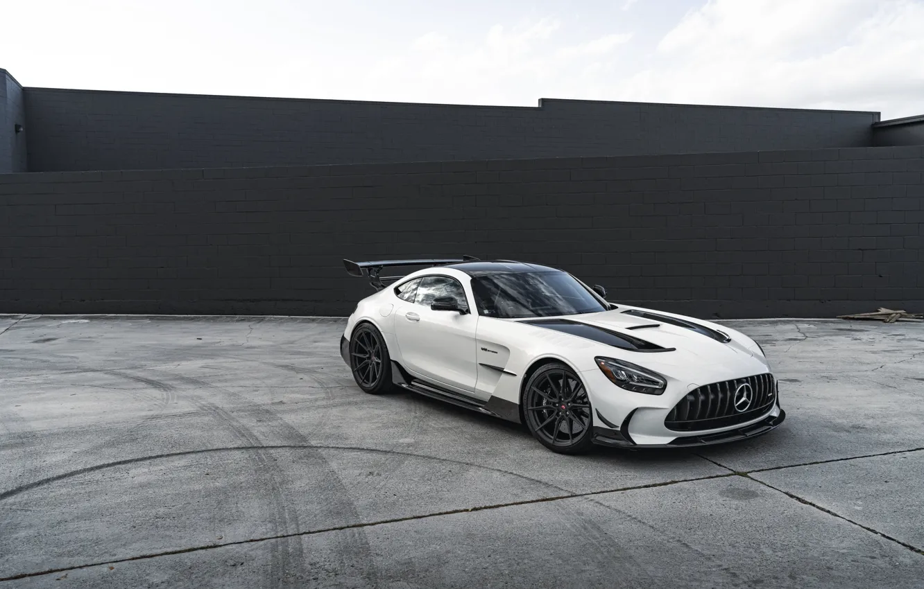 Photo wallpaper Mercedes, Wall, AMG, White, Sight, GT63