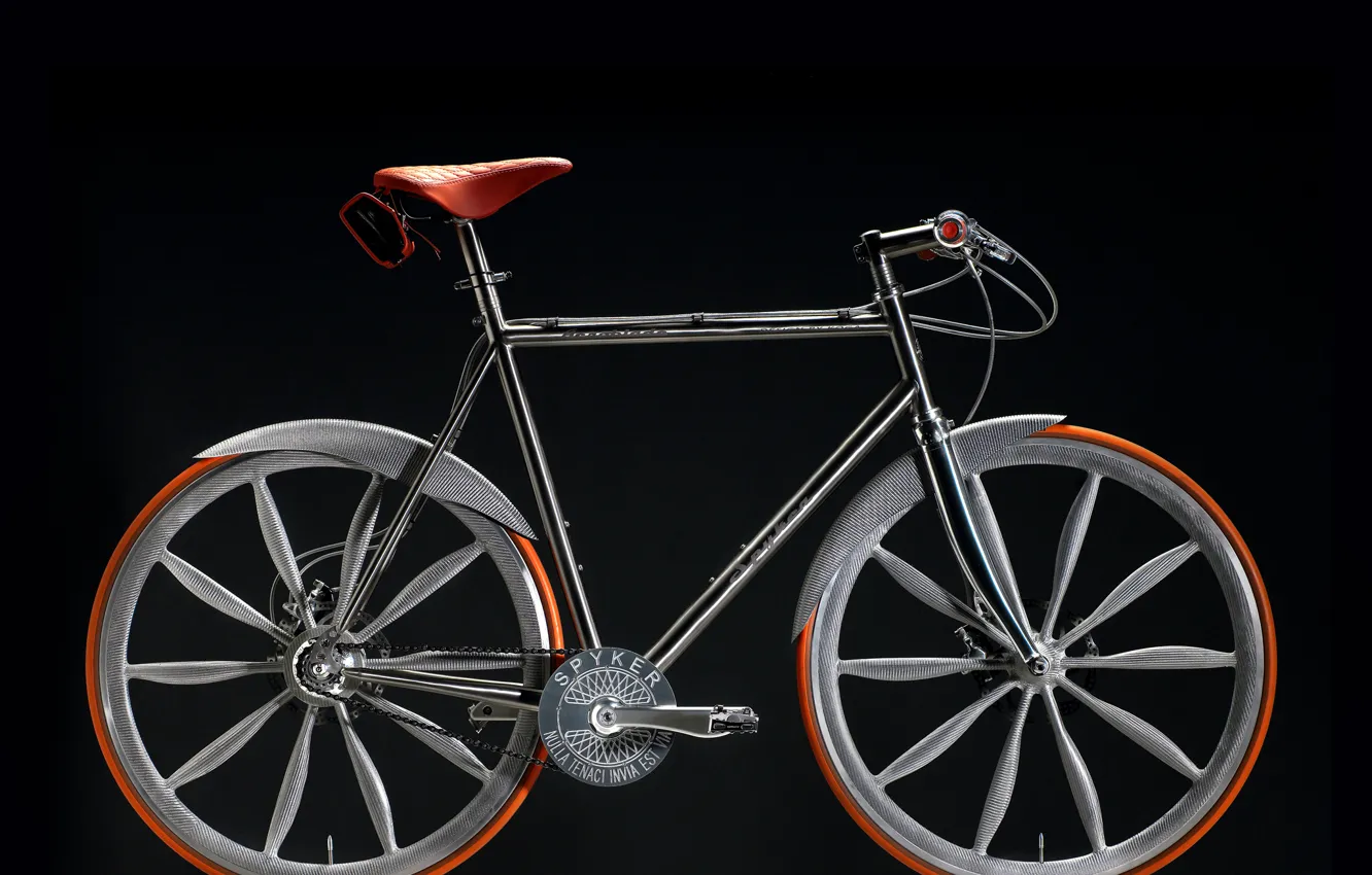 Photo wallpaper bike, silver, bicycle