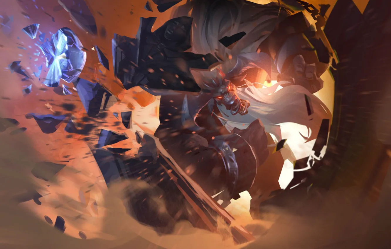 Photo wallpaper being, League of Legends, Alistar