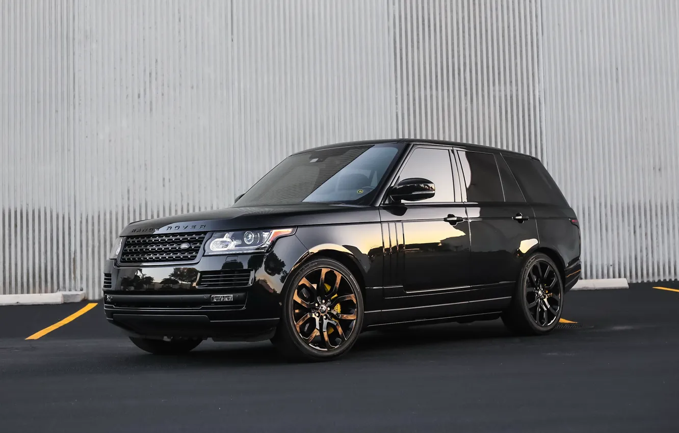 Photo wallpaper lights, Range Rover, with, color, exterior, trim, smoked, matched