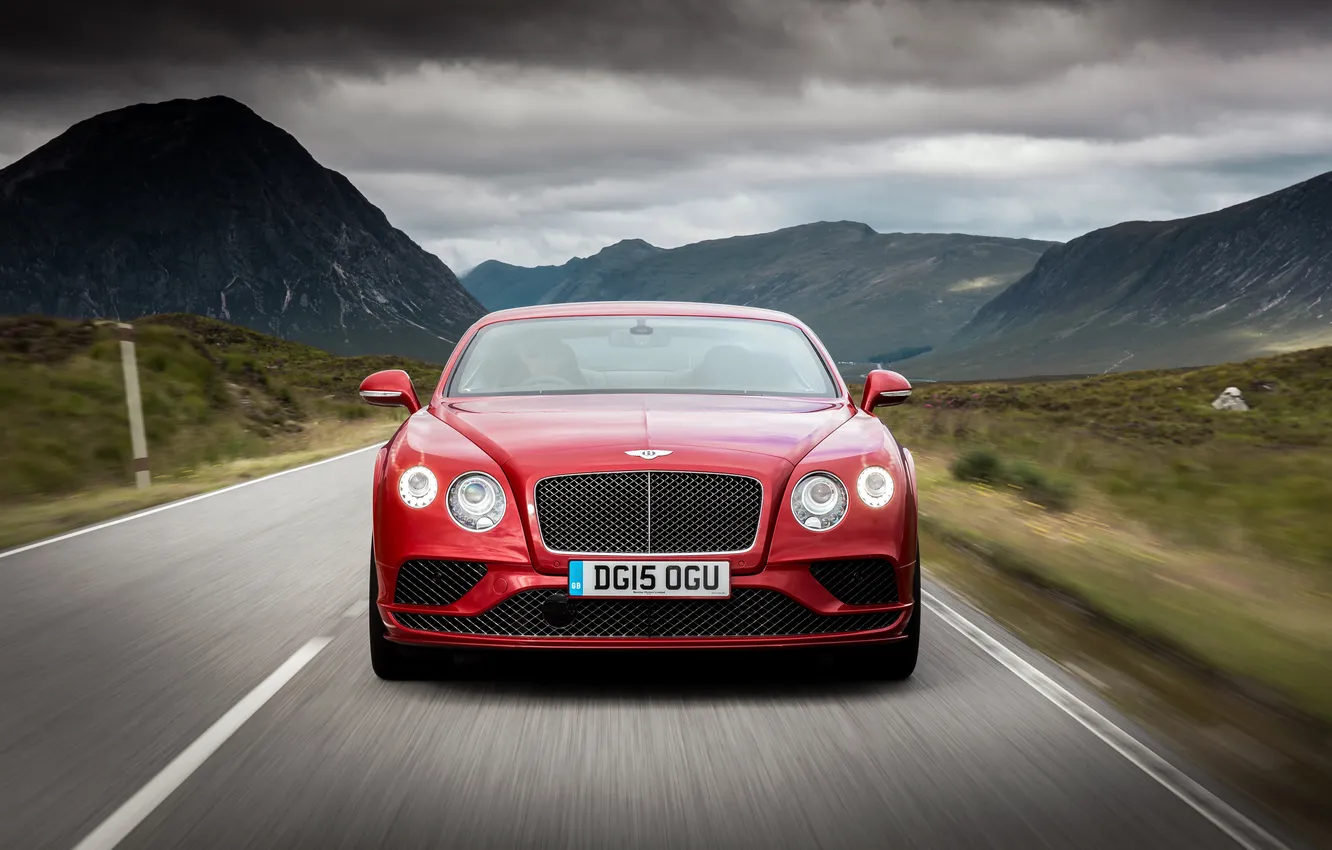 Photo wallpaper Bentley, Continental, speed, Bentley, continental, 2015