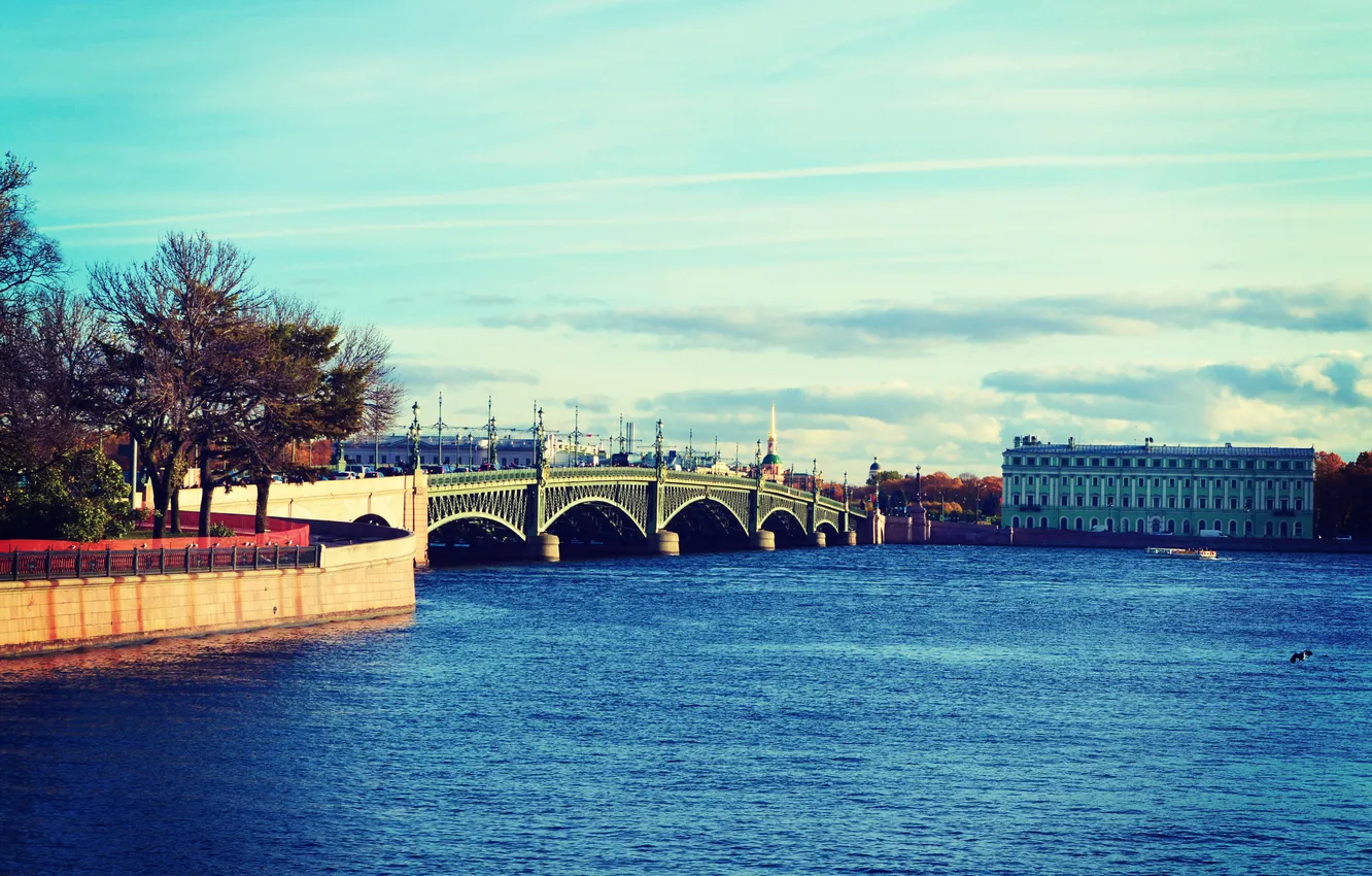 Photo wallpaper river, Peter, Saint Petersburg, Russia, Russia, SPb, Neva, St. Petersburg