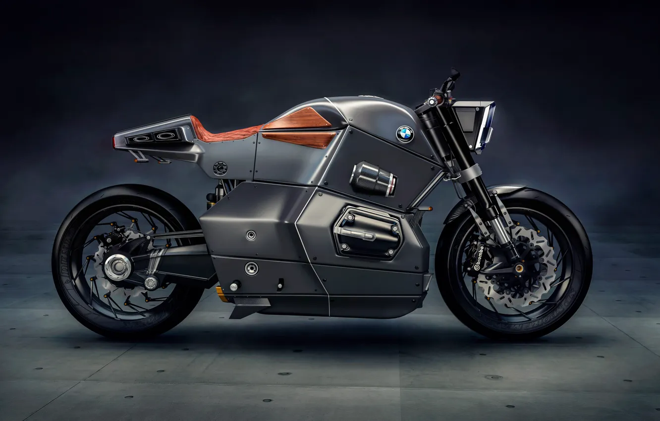 Photo wallpaper BMW, beautiful, motorcycle, beauty, strong, motorbike, futuristic, technology