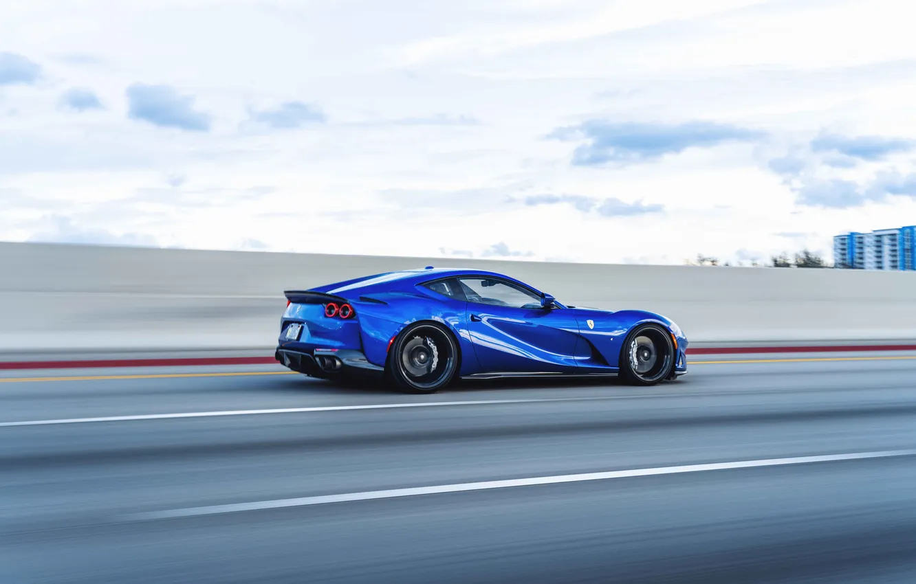 Photo wallpaper car, Ferrari, Superfast, 812